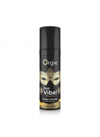 Съедобный гель Dual Vibe Pina Colada с эффектом вибрации и вкусом коктейля пина колада - 15 мл. - ORGIE - купить с доставкой в Пушкино