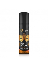 Съедобный гель Dual Vibe Sex On The Beach с эффектом вибрации и вкусом коктейля «секс на пляже» - 15 мл. - ORGIE - купить с доставкой в Пушкино