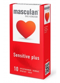 Презервативы Masculan Sensitive plus - 10 шт. - Masculan - купить с доставкой в Пушкино
