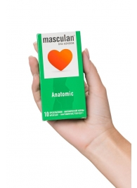 Презервативы анатомической формы Masculan Anatomic - 10 шт. - Masculan - купить с доставкой в Пушкино