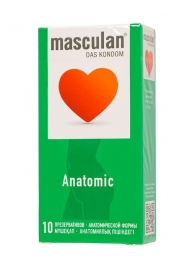 Презервативы анатомической формы Masculan Anatomic - 10 шт. - Masculan - купить с доставкой в Пушкино