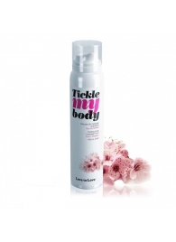 Массажная хрустящая пенка Tickle My Body Cherry Blossom с ароматом вишневого цвета - 150 мл. - Love to Love - купить с доставкой в Пушкино