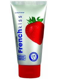 Съедобный лубрикант Frenchkiss с ароматом клубники - 75 мл. - Joy Division - купить с доставкой в Пушкино