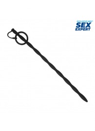 Черный стимулятор уретры Sex Expert - Sex Expert - купить с доставкой в Пушкино