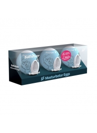 Набор из 3 мастурбаторов-яиц Satisfyer Savage - Satisfyer - в Пушкино купить с доставкой