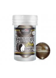 Анальный лубрикант на масляной основе Hot Ball Plus Conforto (2 шарика по 3 гр.) - HotFlowers - купить с доставкой в Пушкино