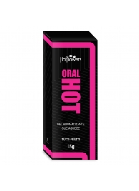 Гель для оральных ласк Oral Hot с согревающим эффектом - 15 гр. - HotFlowers - купить с доставкой в Пушкино