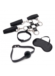 Набор для фиксации из 7 предметов Hogtie   Ball Gag Kit - Lux Fetish - купить с доставкой в Пушкино