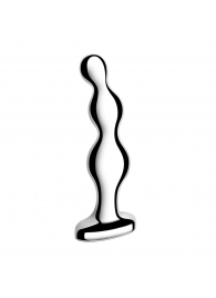 Стальной анальный фаллоимитатор для простаты Stainless Steel Anal Beads - 13 см. - b-Vibe - в Пушкино купить с доставкой
