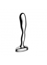Стальной стимулятор простаты Stainless Steel Prostate Plug - 11,5 см. - b-Vibe - в Пушкино купить с доставкой