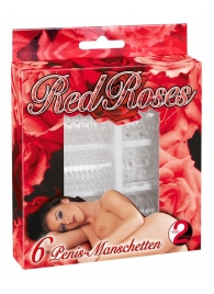 Набор из 6 насадок с шипиками Red Roses - Orion - в Пушкино купить с доставкой