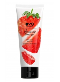 Лубрикант на водной основе OYO Aroma Gel Strawberry с ароматом клубники - 75 мл. - OYO - купить с доставкой в Пушкино