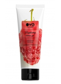Лубрикант на водной основе OYO Aroma Gel Raspberry с ароматом малины - 75 мл. - OYO - купить с доставкой в Пушкино