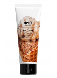 Лубрикант на водной основе OYO Aroma Gel Ice Cream с ароматом пломбира - 75 мл. - OYO - купить с доставкой в Пушкино