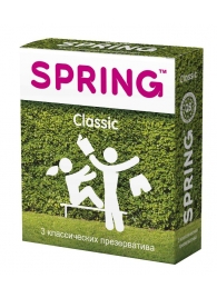 Классические презервативы SPRING CLASSIC - 3 шт. - SPRING - купить с доставкой в Пушкино