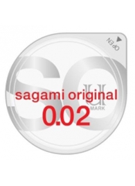 Ультратонкий презерватив Sagami Original - 1 шт. - Sagami - купить с доставкой в Пушкино