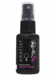 Возбуждающий спрей для женщин Erotist Secret Desire - 30 мл. - Erotist Libido Booster - купить с доставкой в Пушкино