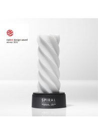 Белый 3D мастурбатор SPIRAL - Tenga - в Пушкино купить с доставкой
