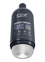 Мастурбатор в бутылке Shower Therapy Deep Cream - Pipedream - в Пушкино купить с доставкой