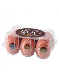 Набор из 6 мастурбаторов-яиц Tenga Egg Variety Pack V - Tenga - в Пушкино купить с доставкой