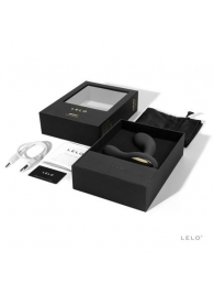 Чёрный перезаряжаемый стимулятор простаты Bruno Black - Lelo - в Пушкино купить с доставкой
