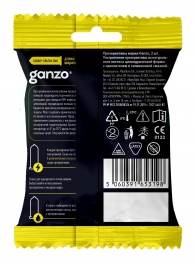 Ультратонкие презервативы Ganzo Ultra thin в мягкой упаковке - 3 шт. - Ganzo - купить с доставкой в Пушкино