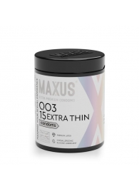 Экстремально тонкие презервативы MAXUS 003 Extra Thin - 15 шт. - Maxus - купить с доставкой в Пушкино