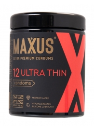 Ультратонкие презервативы MAXUS Ultra Thin - 12 шт. - Maxus - купить с доставкой в Пушкино