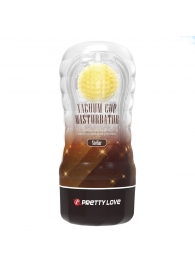 Прозрачный текстурированный мастурбатор Vacuum Cup Masturbator Stellar - Baile - в Пушкино купить с доставкой