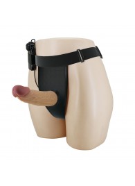 Полый вибрострапон на регулируемых трусиках Draven - 17,5 см. - Baile - купить с доставкой в Пушкино