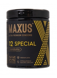 Презервативы с точками и рёбрами MAXUS Special - 12 шт. - Maxus - купить с доставкой в Пушкино