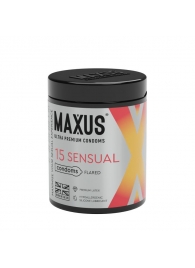 Анатомические презервативы MAXUS Sensual - 15 шт. - Maxus - купить с доставкой в Пушкино