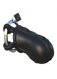 Черный замок верности Extreme Silicone Cock Blocker - Pipedream - купить с доставкой в Пушкино