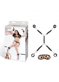 Леопардовая фиксация на матрас для рук и ног Classic Bedspreader - Lux Fetish - купить с доставкой в Пушкино