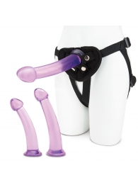 Тренировочный набор с тремя насадками Pegging Training Set - Lux Fetish - купить с доставкой в Пушкино