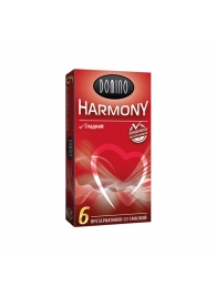 Гладкие презервативы Domino Harmony - 6 шт. - Domino - купить с доставкой в Пушкино