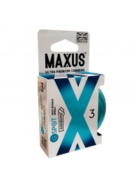 Презервативы Maxus G spot с двойной спиралью - 3 шт. - Maxus - купить с доставкой в Пушкино