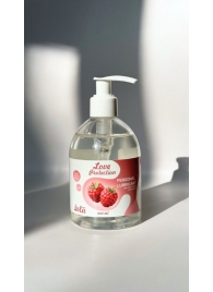 Лубрикант на водной основе Love Protection Raspberry с ароматом малины - 300 мл. - Lola Games - купить с доставкой в Пушкино