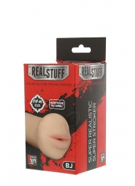 Нежный мастурбатор-ротик REALSTUFF 5INCH MASTURBATOR BJ - Dream Toys - в Пушкино купить с доставкой