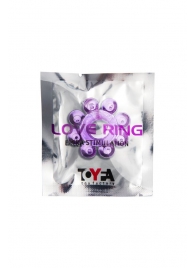 Мягкая фиолетовая гелевая насадка - Toyfa Basic - в Пушкино купить с доставкой