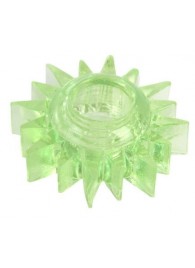 Зеленое эрекционное кольцо-солнце - Toyfa Basic - в Пушкино купить с доставкой