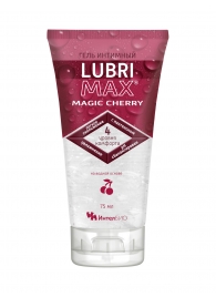 Интимный гель-смазка на водной основе Lubrimax Magic Cherry - 75 мл. - ИнтелБИО - купить с доставкой в Пушкино