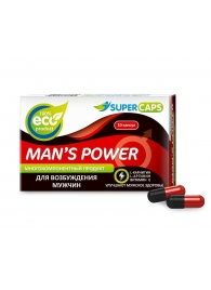 Возбуждающее средство Man’s power - 10 капсул (+1 в подарок) - SuperCaps - купить с доставкой в Пушкино