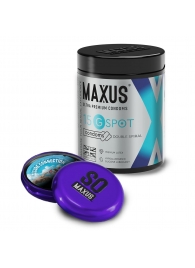 Гладкие презервативы Maxus G spot с двойной спиралью - 15 шт. - Maxus - купить с доставкой в Пушкино