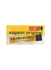 Презервативы увеличенного размера Sagami Original 0.02 XL-size - 12 шт. - Sagami - купить с доставкой в Пушкино