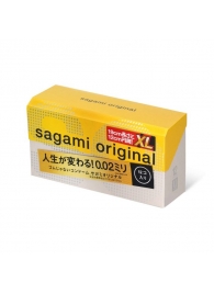 Презервативы увеличенного размера Sagami Original 0.02 XL-size - 12 шт. - Sagami - купить с доставкой в Пушкино