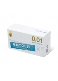 Увлажнённые презервативы Sagami Original 0.01 Extra Lub - 12 шт. - Sagami - купить с доставкой в Пушкино