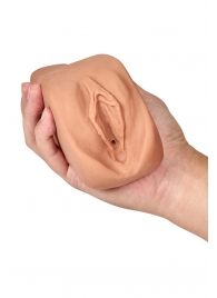 Маструбатор-вагина с вибрацией Soft   Wet Renata Realistic Tan Masturbator - Blush Novelties - в Пушкино купить с доставкой