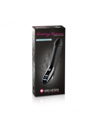 Вибратор с электростимуляцией Tickling Truman Black Edition - 27 см. - MyStim - купить с доставкой в Пушкино