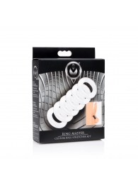 Комплект из 6 прозрачных эрекционных колец Ring Master Custom Ball Stretcher Kit - XR Brands - в Пушкино купить с доставкой